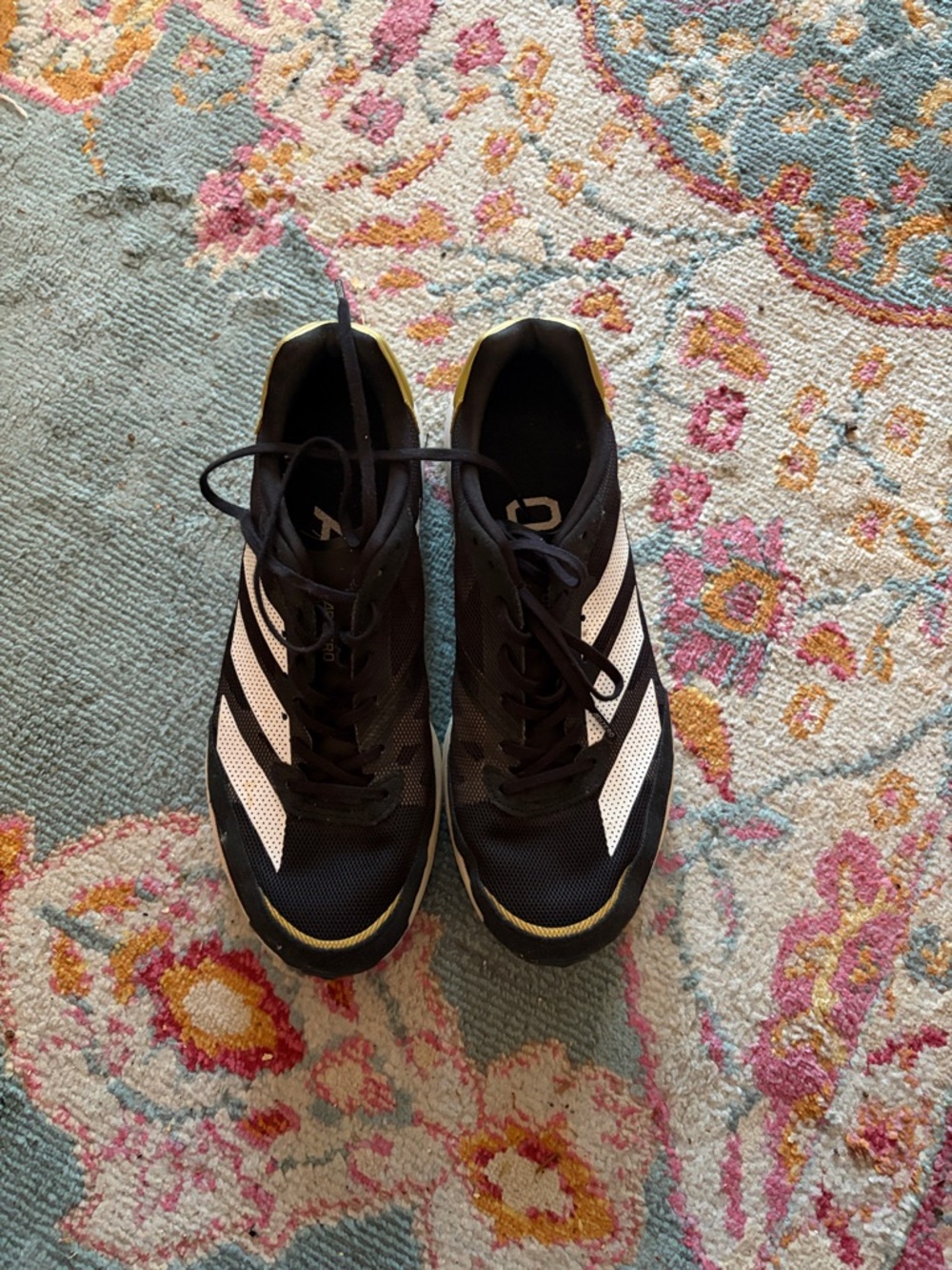 adidas Black and White Women's Adizero Athletic Shoes